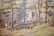 Charles Morris Young Oil on Canvas, Hunt Scene - 3