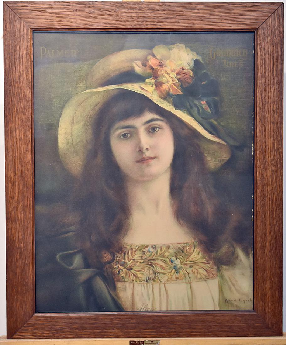 Palmer/Goodrich Tires Advertising Paper Sign (1 of 4)