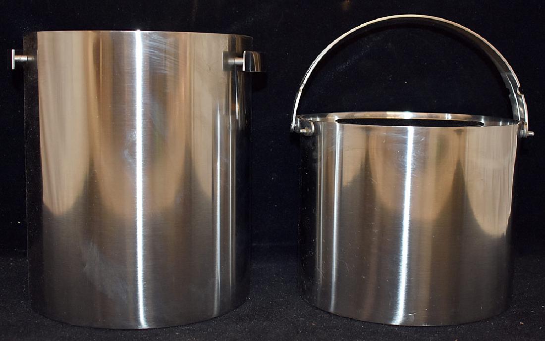 Two Arne Jacobsen/Stelton Stainless Ice Buckets (1 of 3)