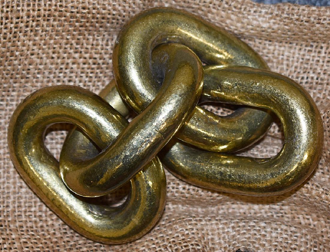 Attrib. Carl Aubock Chain Paperweight (1 of 3)
