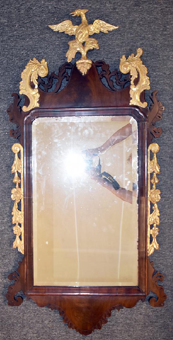 Federal Mahogany and Parcel Gilt Wall Mirror (1 of 4)