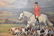 Jean Bowman Oil on Canvas, Hunt Scene - 2
