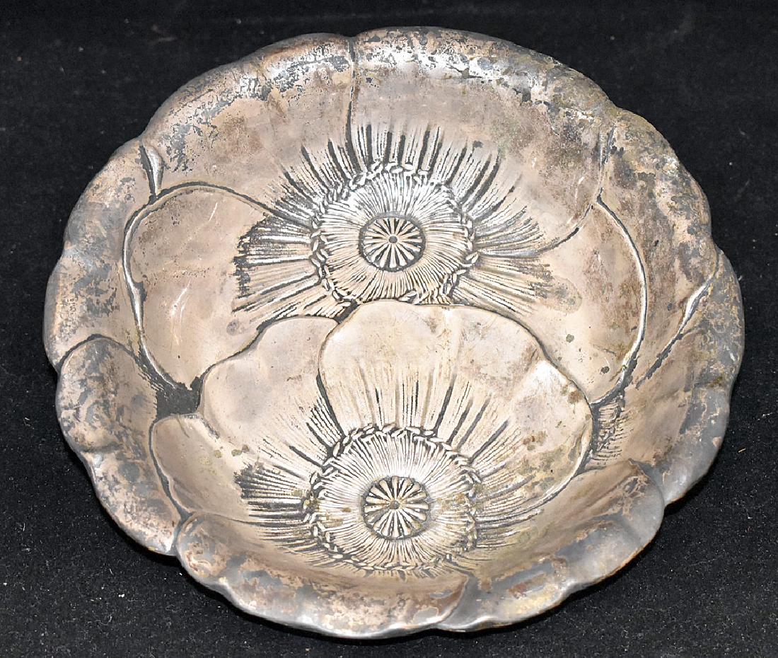 Wallace Sterling Silver Poppy Bowl (1 of 2)