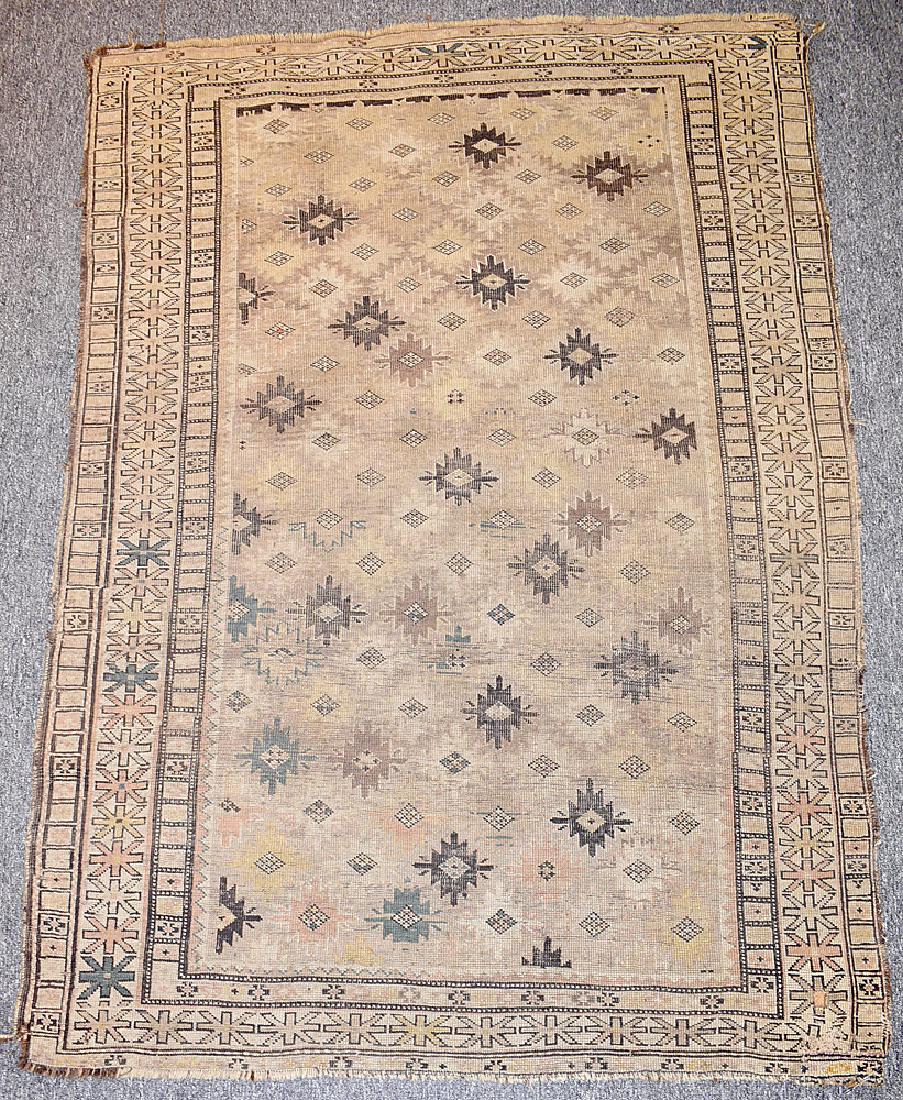 Caucasian Area Carpet with Medallion, 62 x 44 in. (1 of 5)