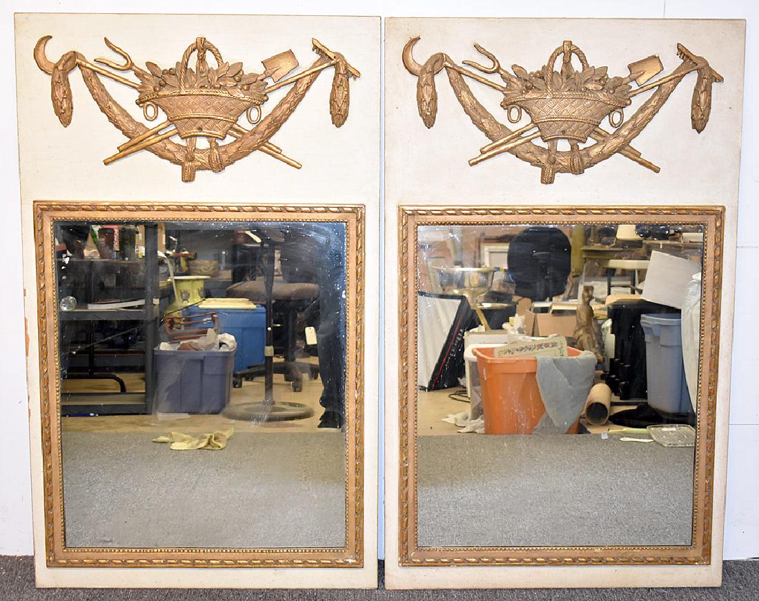 Pair of Trumeau Mirrors (1 of 3)