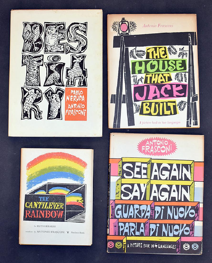 Four Antonio Frasconi Illustrated Books (1 of 2)