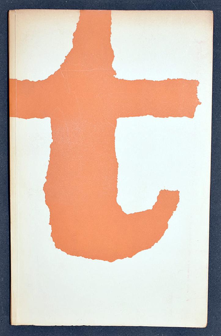 Experimenta Typografica 11: "Experimenta Typografica", Galerie der Spiegel, Koln, 1956. Soft cover with stiff wrappers and texts and block-printed designs on various papers by Le Corbusier and others. 8-3/4 in x 5-1/2 in.