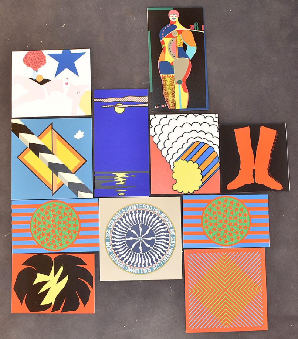 11 Silkscreen Christmas Cards for Mulitples, Inc. (1 of 2)