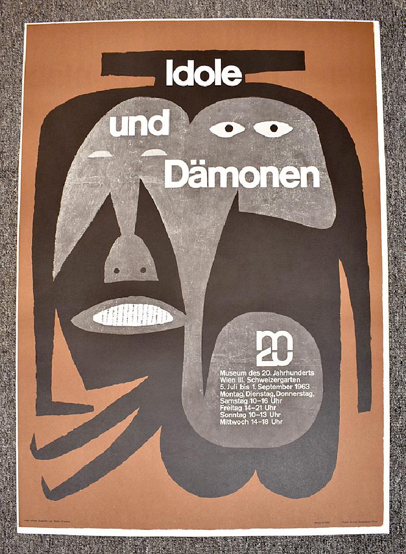 Idole und Damonen Exhibition Poster (1 of 4)