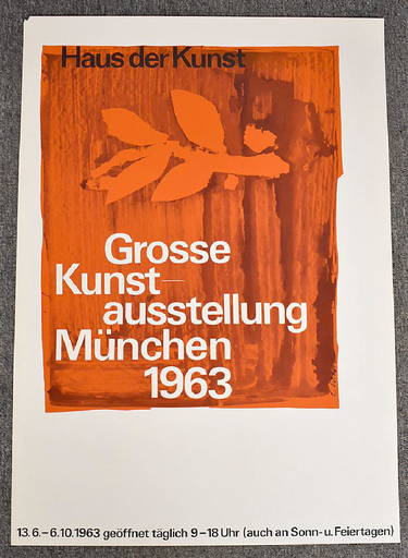Great German Art Exhibition Poster