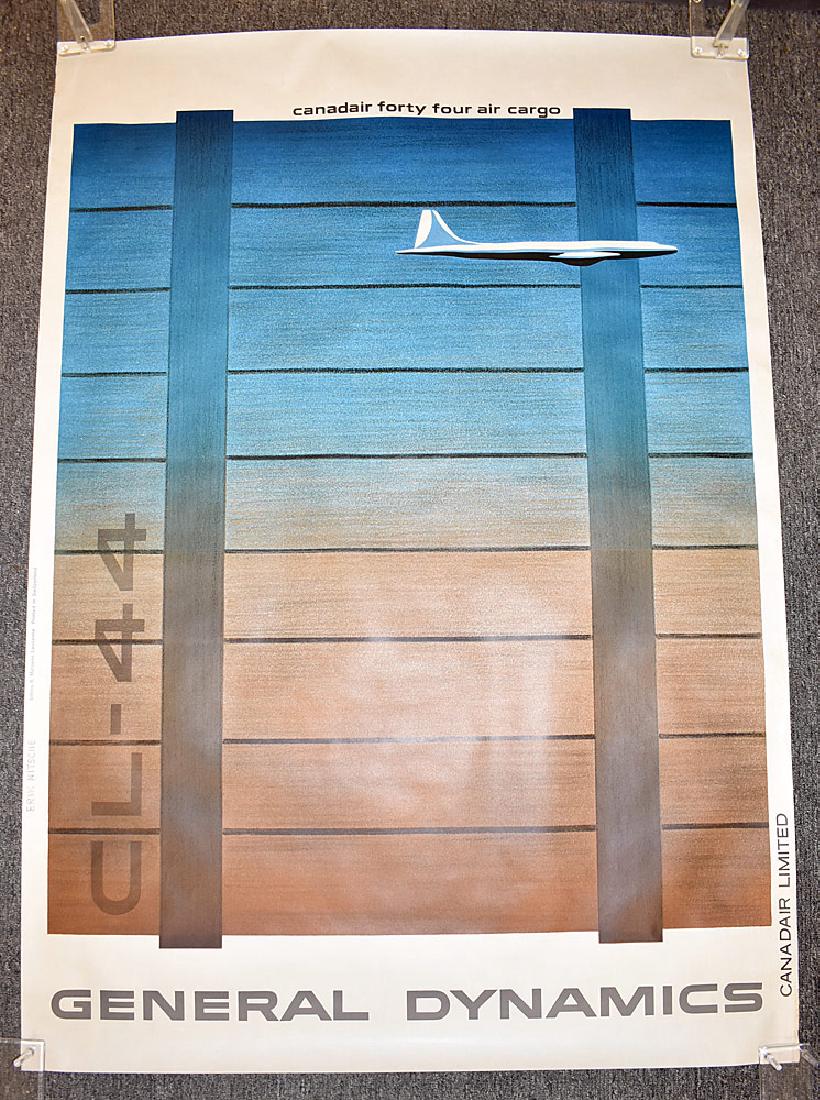 Erik Nitsche General Dynamics Poster, Canadair (1 of 3)