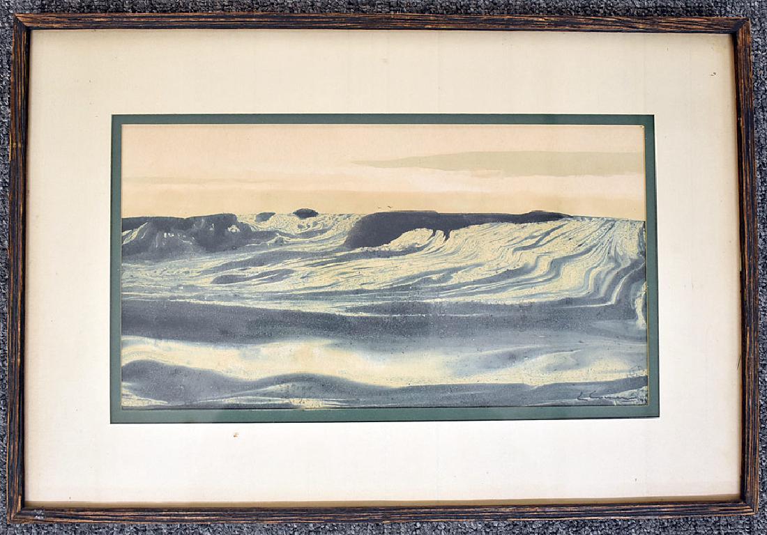 Charles Coiner, Watercolor Seascape (1 of 2)