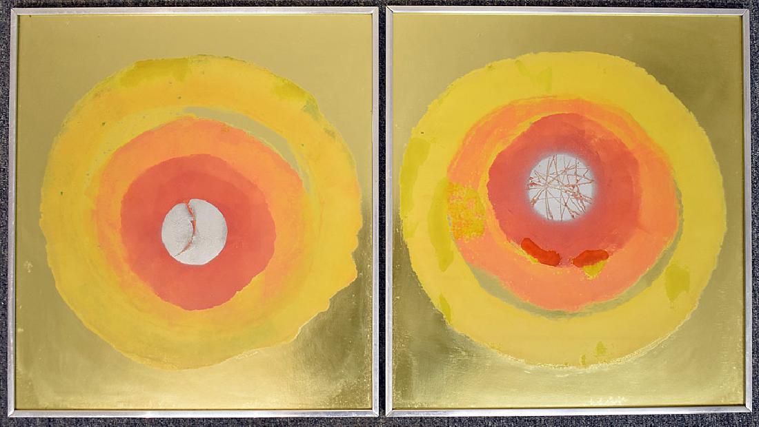 Two Paul Shaub Re-Entry Mixed Media Works (1 of 3)