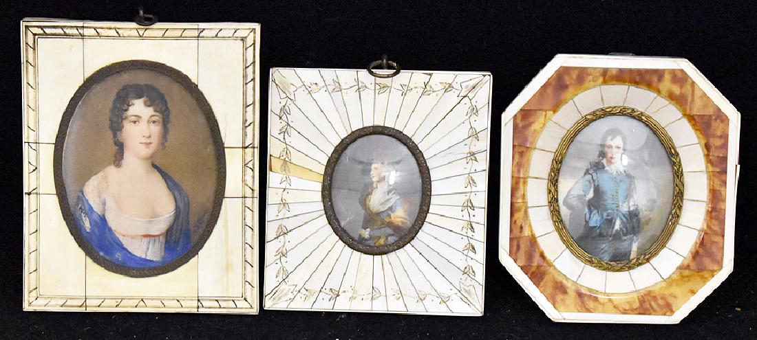 Three Miniature Portraits (1 of 2)