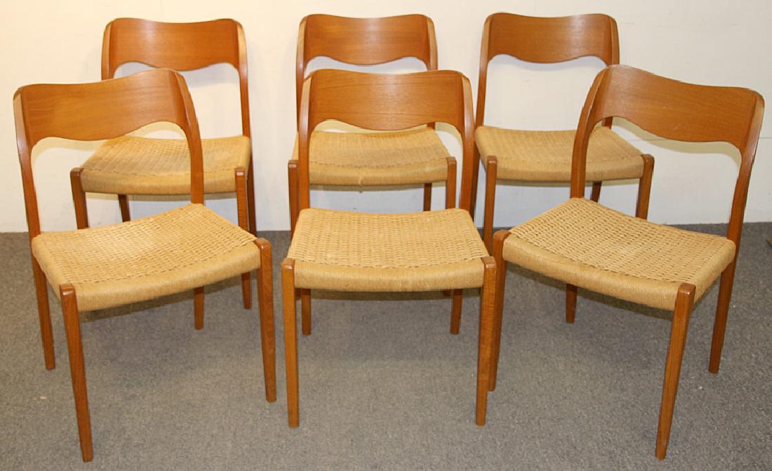 Six Niels Moller Teak Dining Chairs (1 of 4)