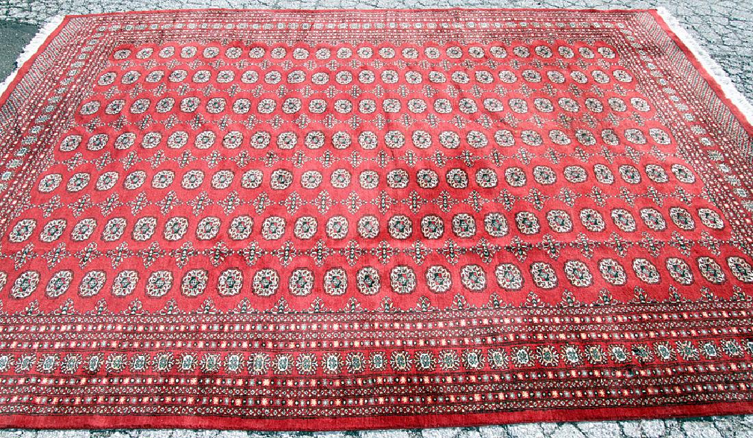 Bokhara Room-size Carpet, 11'6" x 8'8" (1 of 3)