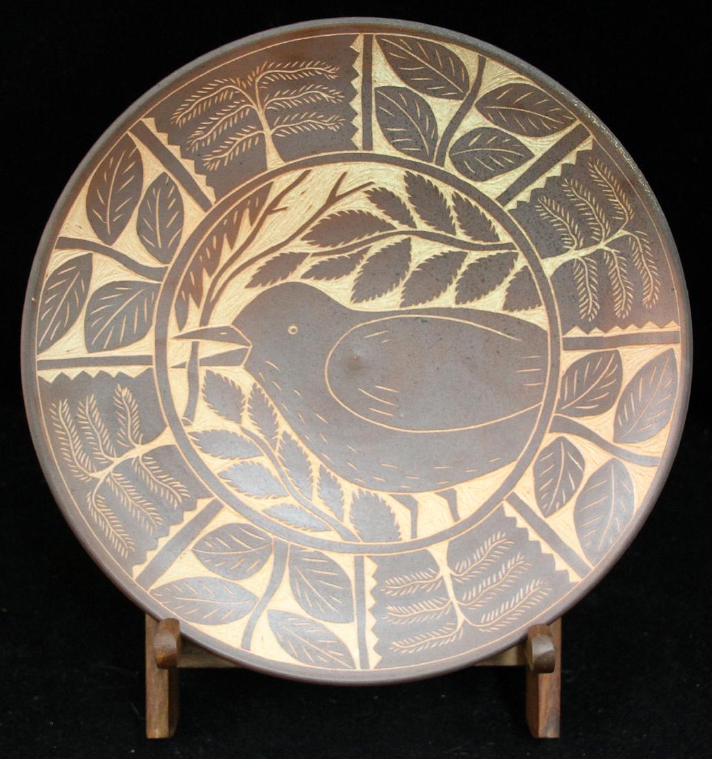 Matthew Metz Salt-Glazed Charger (1 of 2)