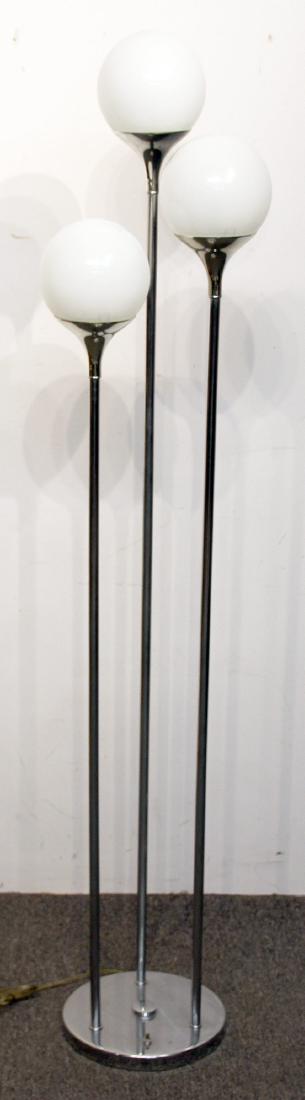 Modernist Chrome Three Ball Floor Lamp (1 of 4)