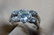 Diamond Engagement Ring & Matching Diamond Band - 2
