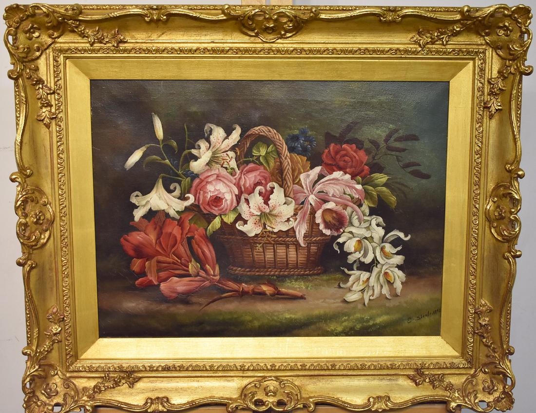 Edwin Steele Oil on Canvas, Still Life (1 of 5)