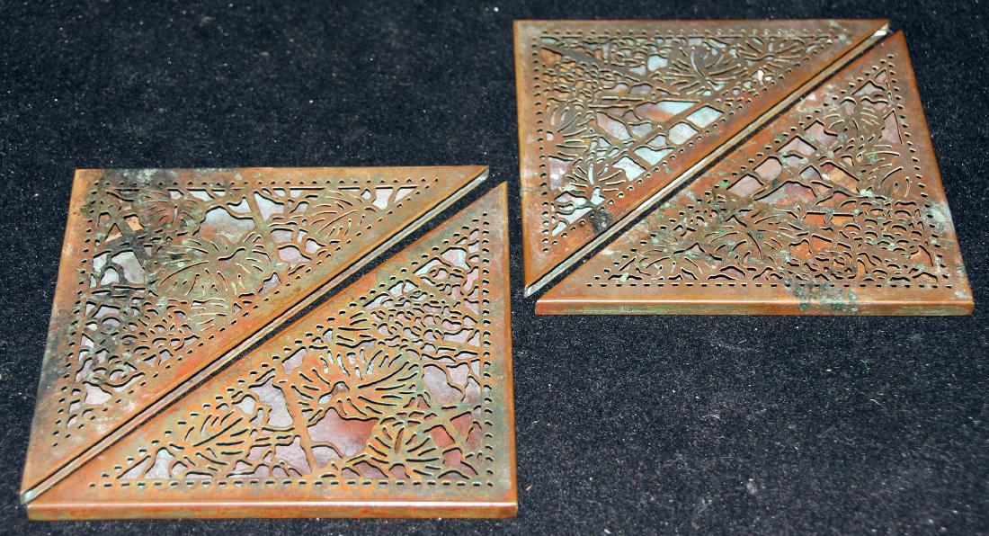 Tiffany Studios Grapevine Blotter Corners