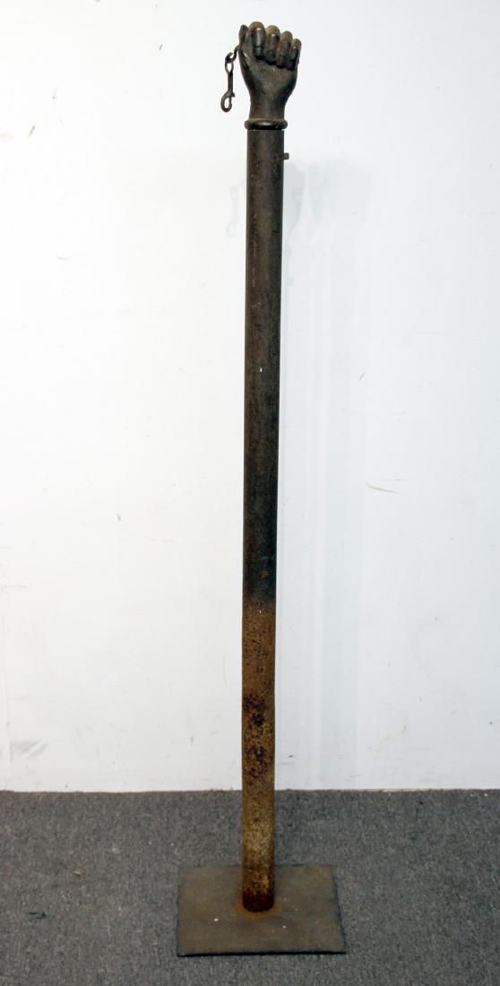 Cast Iron Clenched Hand Hitching Post (1 of 4)
