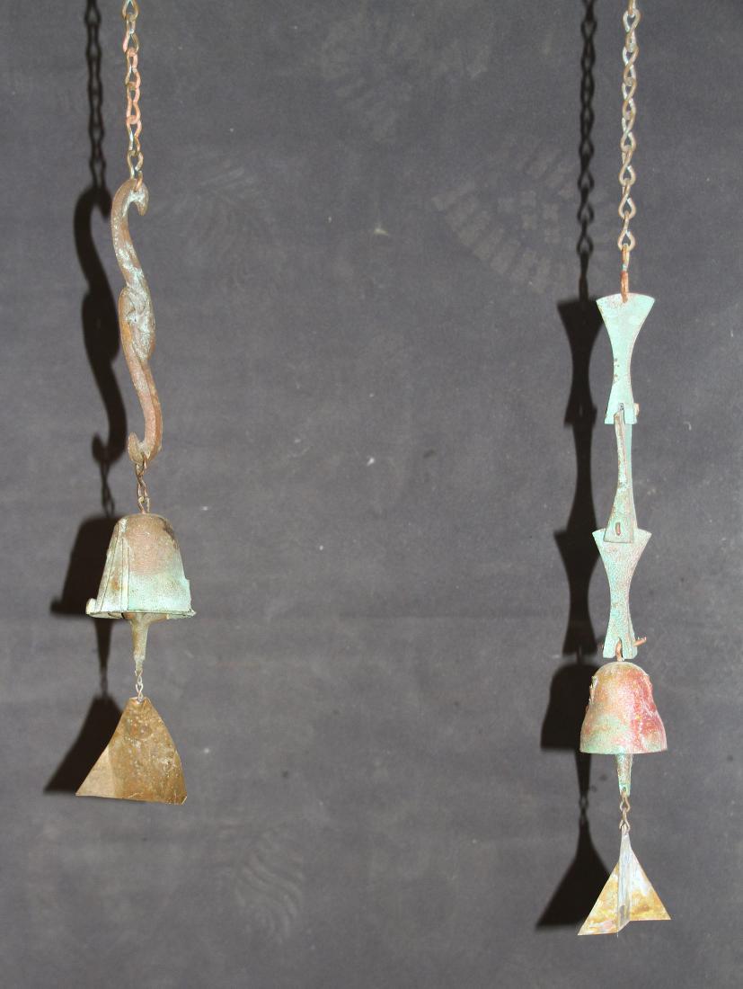 Two Paolo Soleri Bronze Windbells (1 of 2)