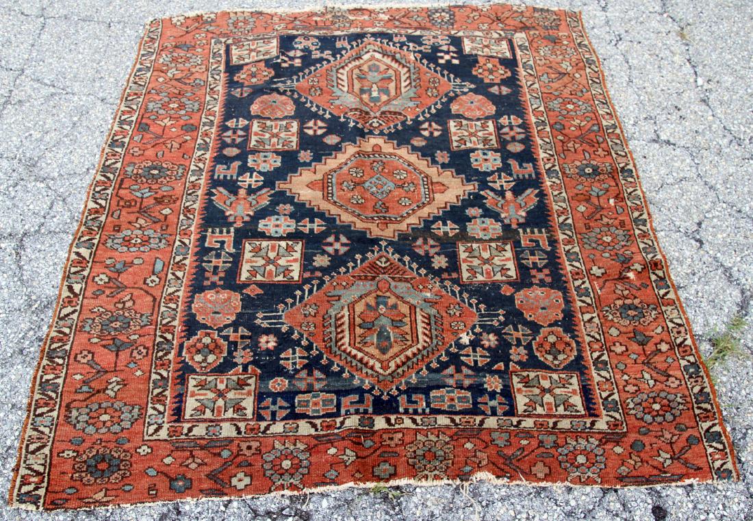 Heriz Area Carpet, 5ft 4in. x 5ft 8in. (1 of 3)