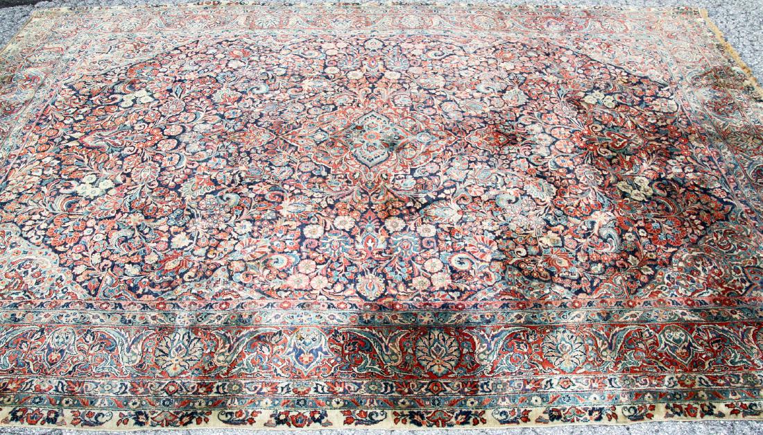 Blue Sarouk Room-size Carpet, 16ft. x 10ft 9in. (1 of 5)
