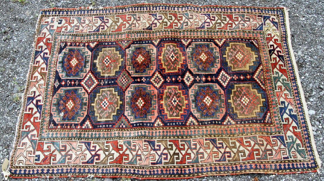 Caucasian Area Carpet, 5ft 9in. x 3ft 10in. (1 of 3)