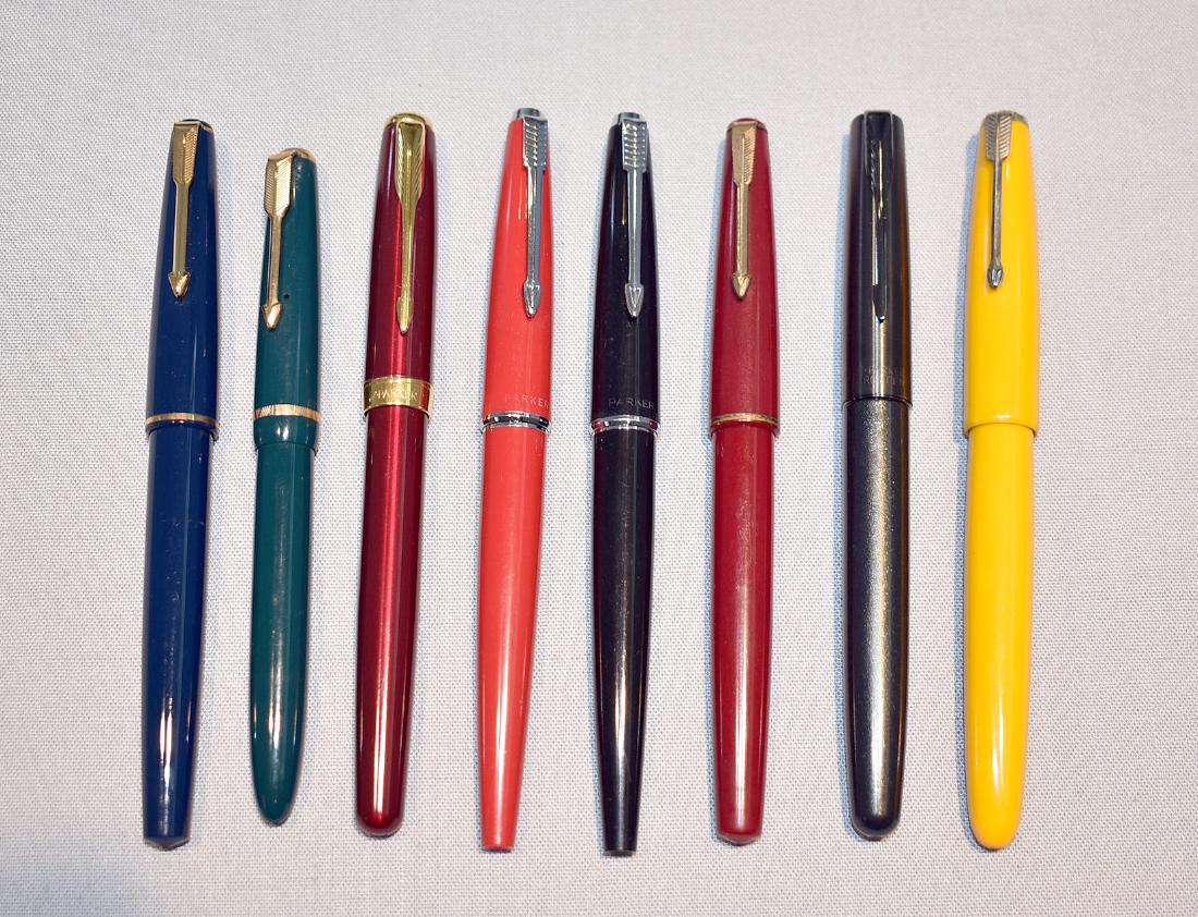 8 Parker Fountain Pens (1 of 4)