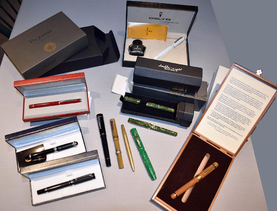 12 Contemporary 20th/21st C. Fountain Pens (1 of 10)