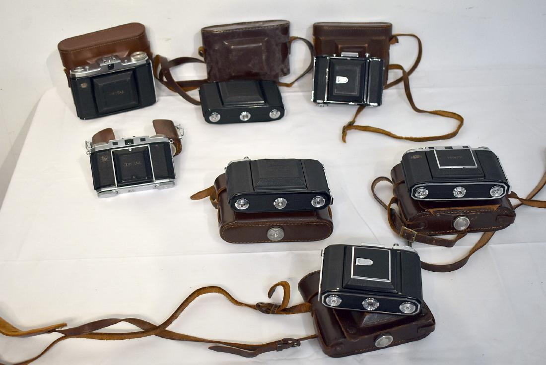 7 Zeiss Ikon Cameras: Zeiss Ikon Nettar 515/16, Nettar 517/16, Nettar 515, Ikonta 524/16, Ikonta 521/16, Ikonta 521 & Contina II Folding 524/24