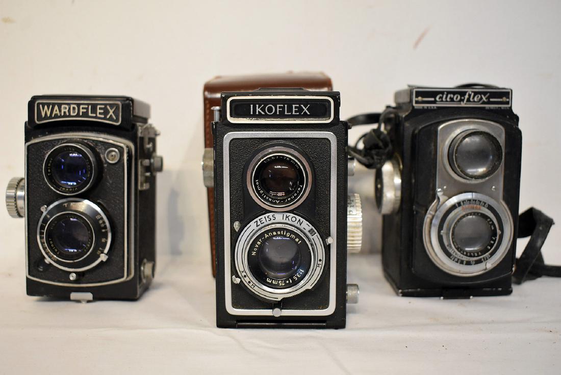 3 Assorted TLR Cameras (1 of 2)