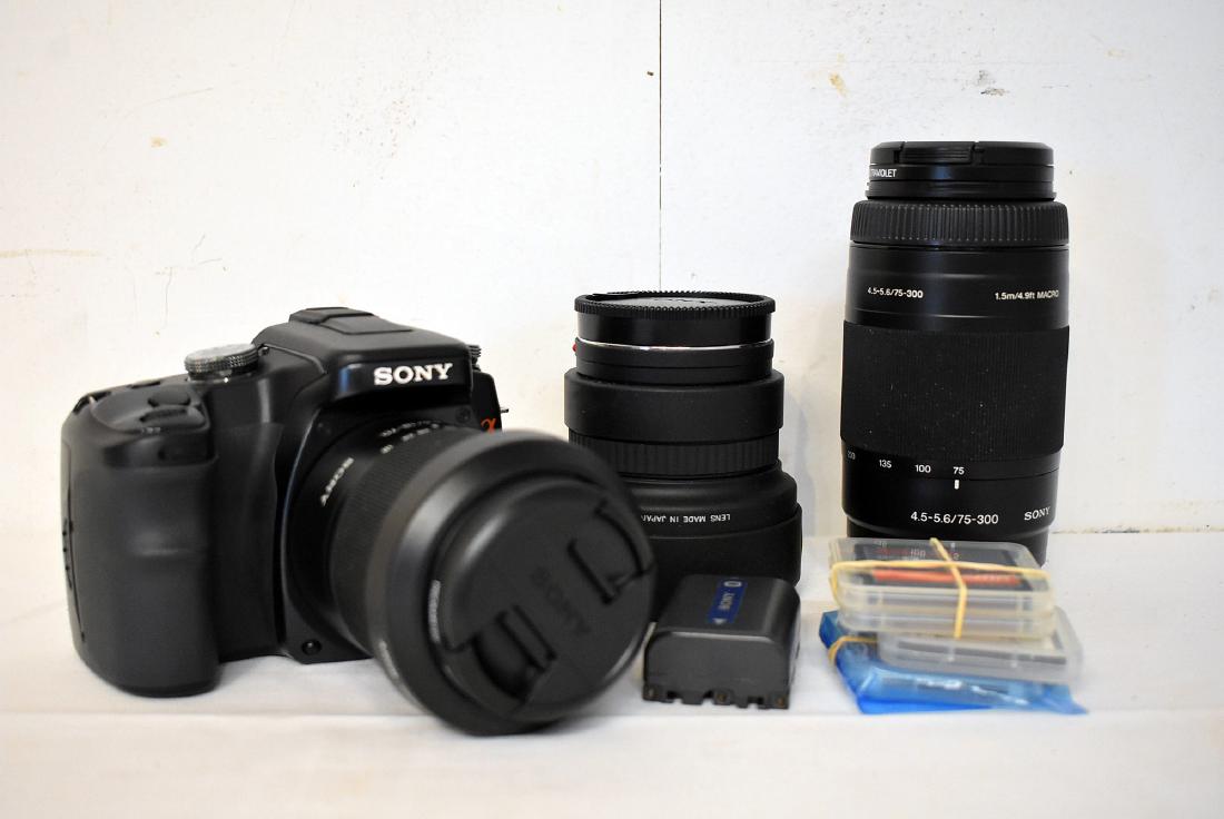 Sony A100 Camera, 2 Lenses and Accessories (1 of 4)