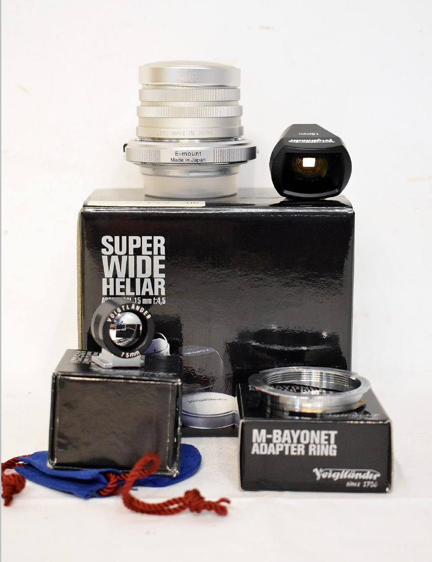 Voigtlander Lens, Adapter Ring & Viewfinder (1 of 3)