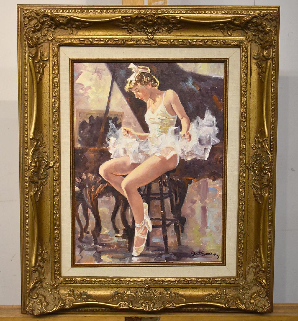 Robert Sarsony. Oil on Canvas, Practice Interval (1 of 3)