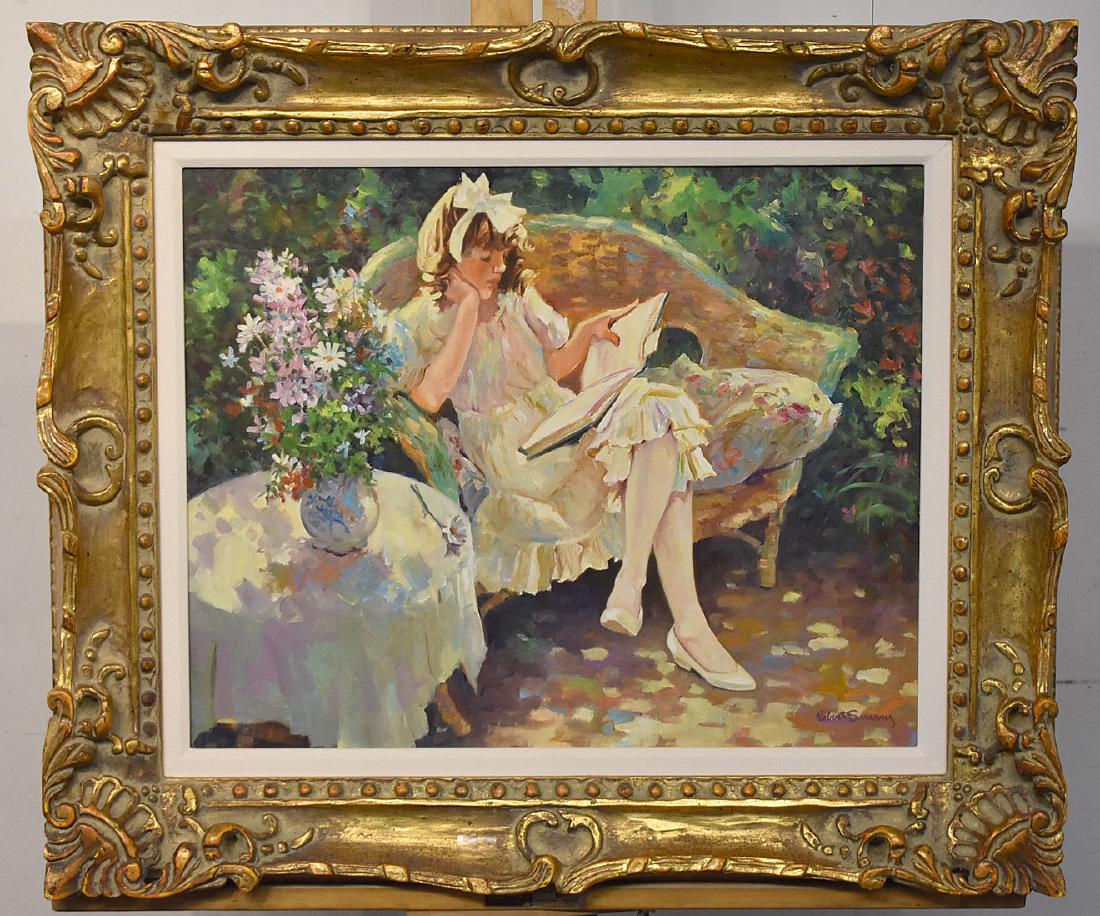 Robert Sarsony. Oil on Canvas, Favorite Book (1 of 3)
