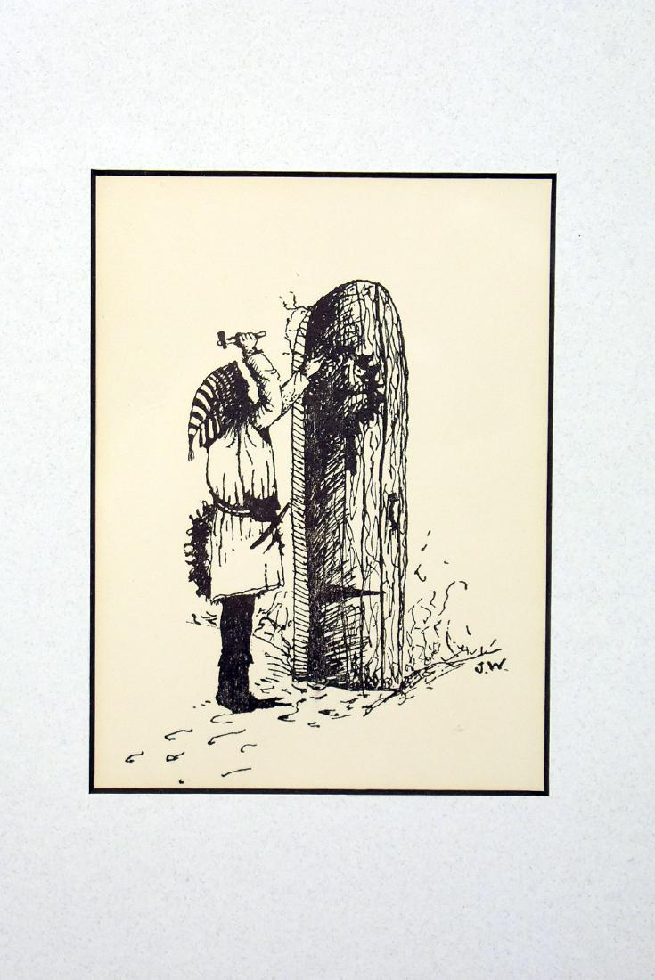 Signed Jamie Wyeth Printed Christmas Card (1 of 3)