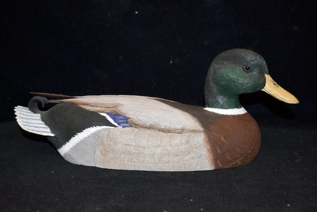 Carved and Painted Mallard Drake Decoy
