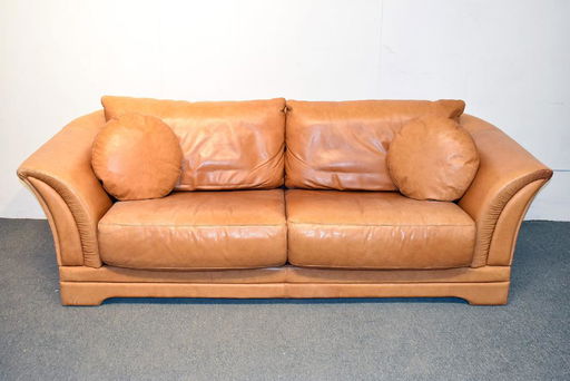 Artellia Cognac Leather Sofa