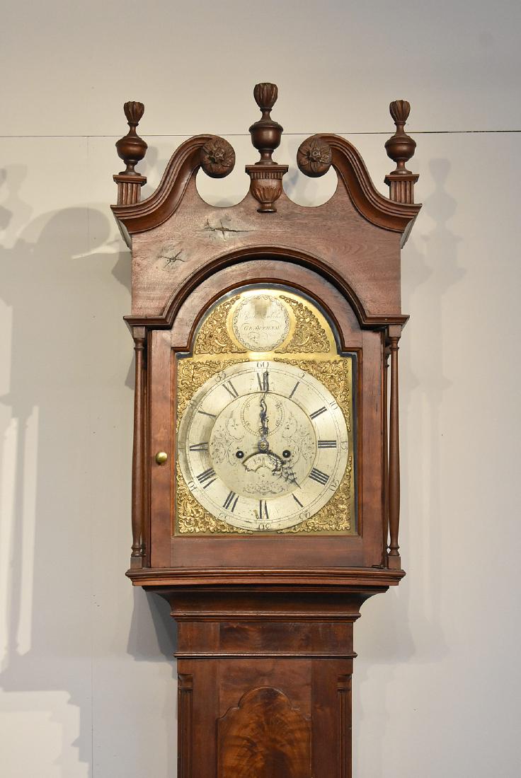 Chippendale Walnut Tall Case Clock (1 of 10)