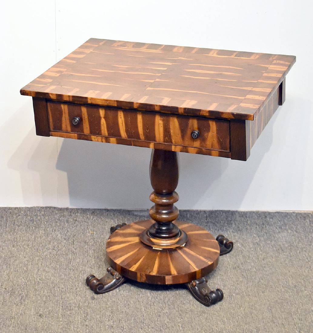 Regency Calamander Wood Work Table (1 of 3)