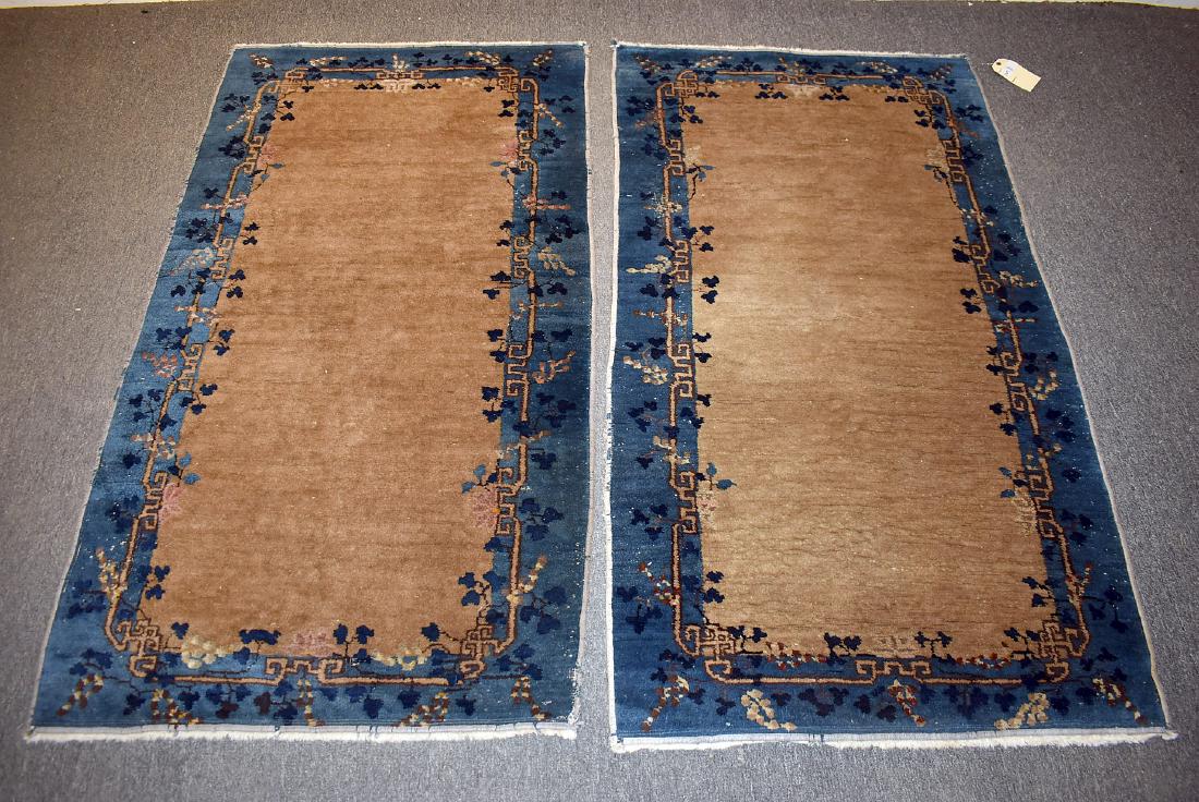 Pr. Chinese Area Carpets, 5ft 8in x 3ft 1in (1 of 2)