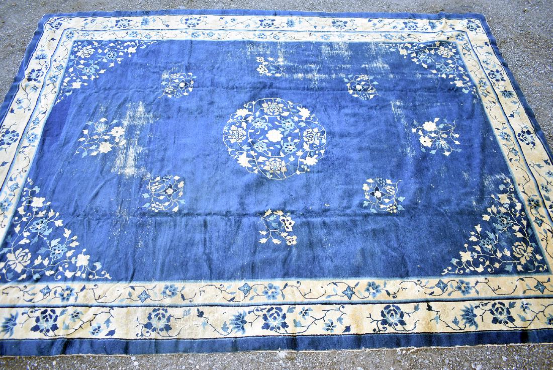 Chinese Deco Room-size Carpet, 9ft 10in x 13ft (1 of 4)