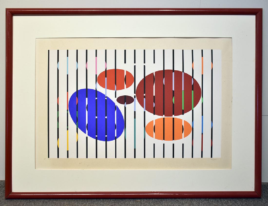 Yaacov Agam. Serigraph, Abstract (1 of 4)