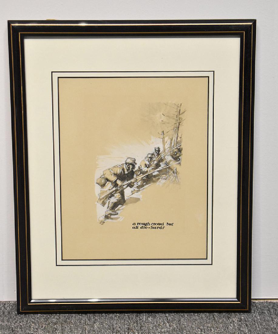 Harry Everett Townsend. Charcoal Illustration (1 of 3)