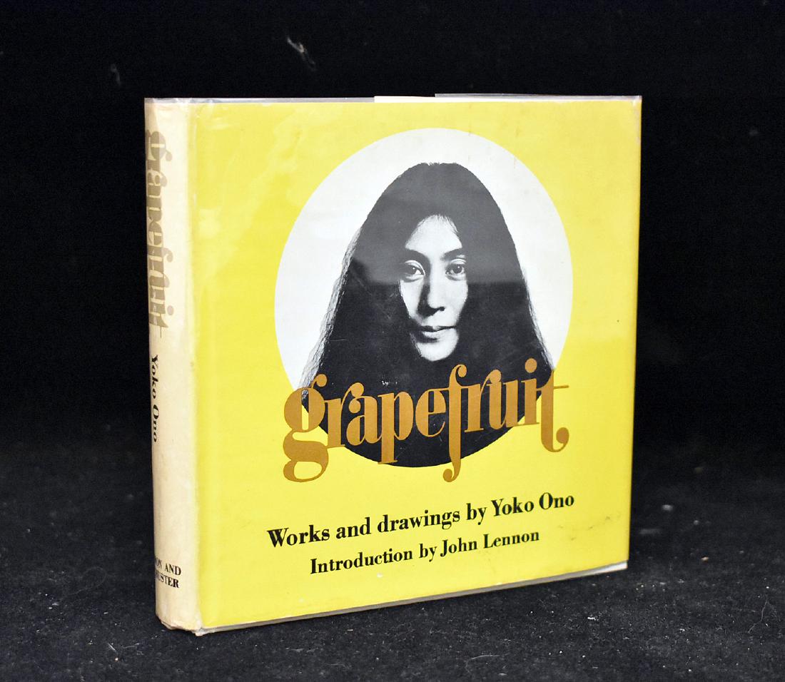 Signed Yoko Ono and John Lennon Grapefruit (1 of 3)