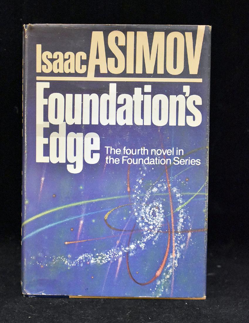 Issac Asimov Signed Founda.tions Edge (1 of 3)