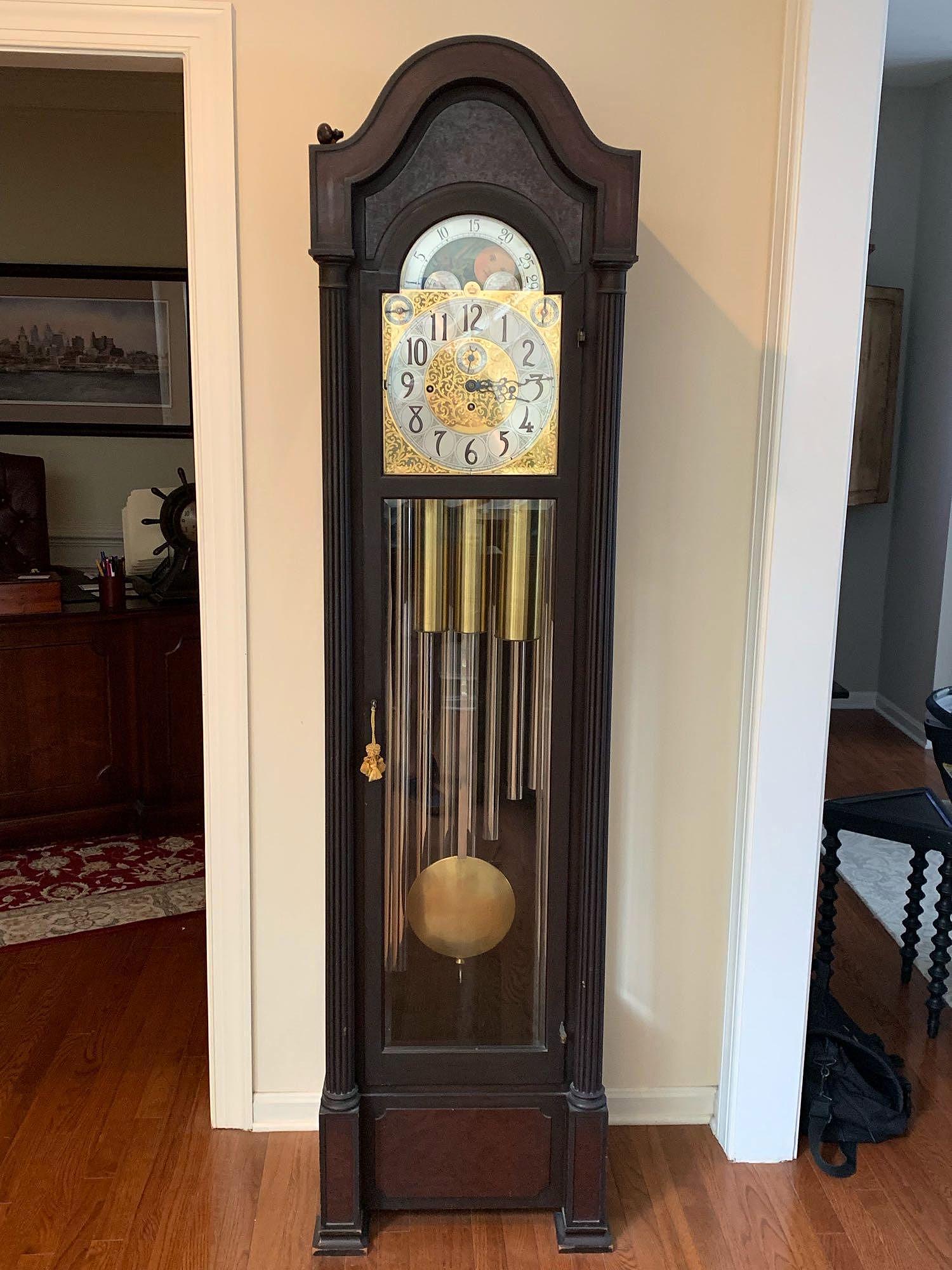 Herschede Tubular Chime Tall Case Clock (1 of 8)